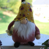Spring Butterfly Flower Gnome, Mother's Day Spring Gnome, Gnomes for home, Adorable Handmade Gnomes Tiered tray decor