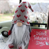 Valentine Heart Hat Plush Gnome