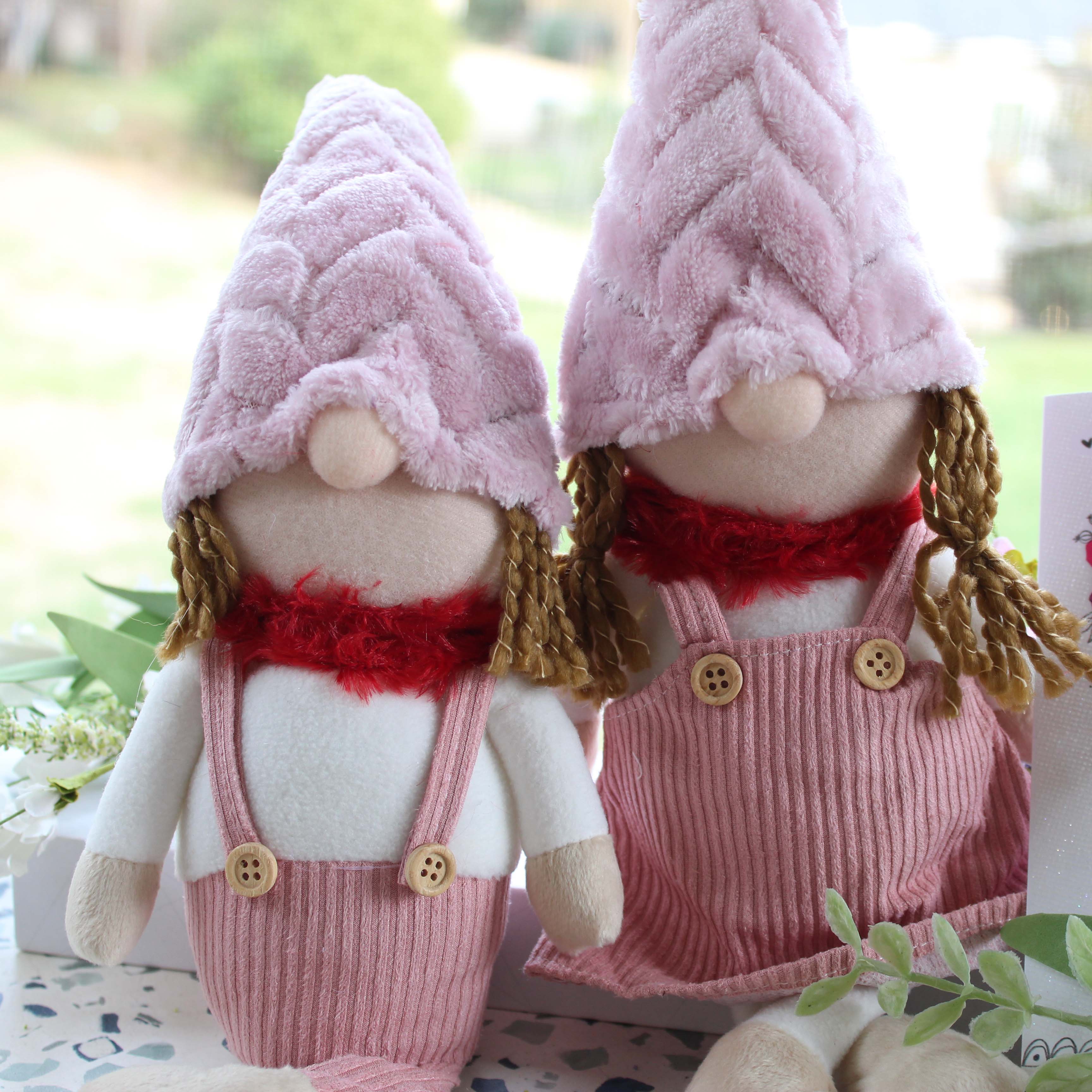 2pcs Valentine Gnome for Couple, Valentine Gnomes Decor, Valentines Day Decor