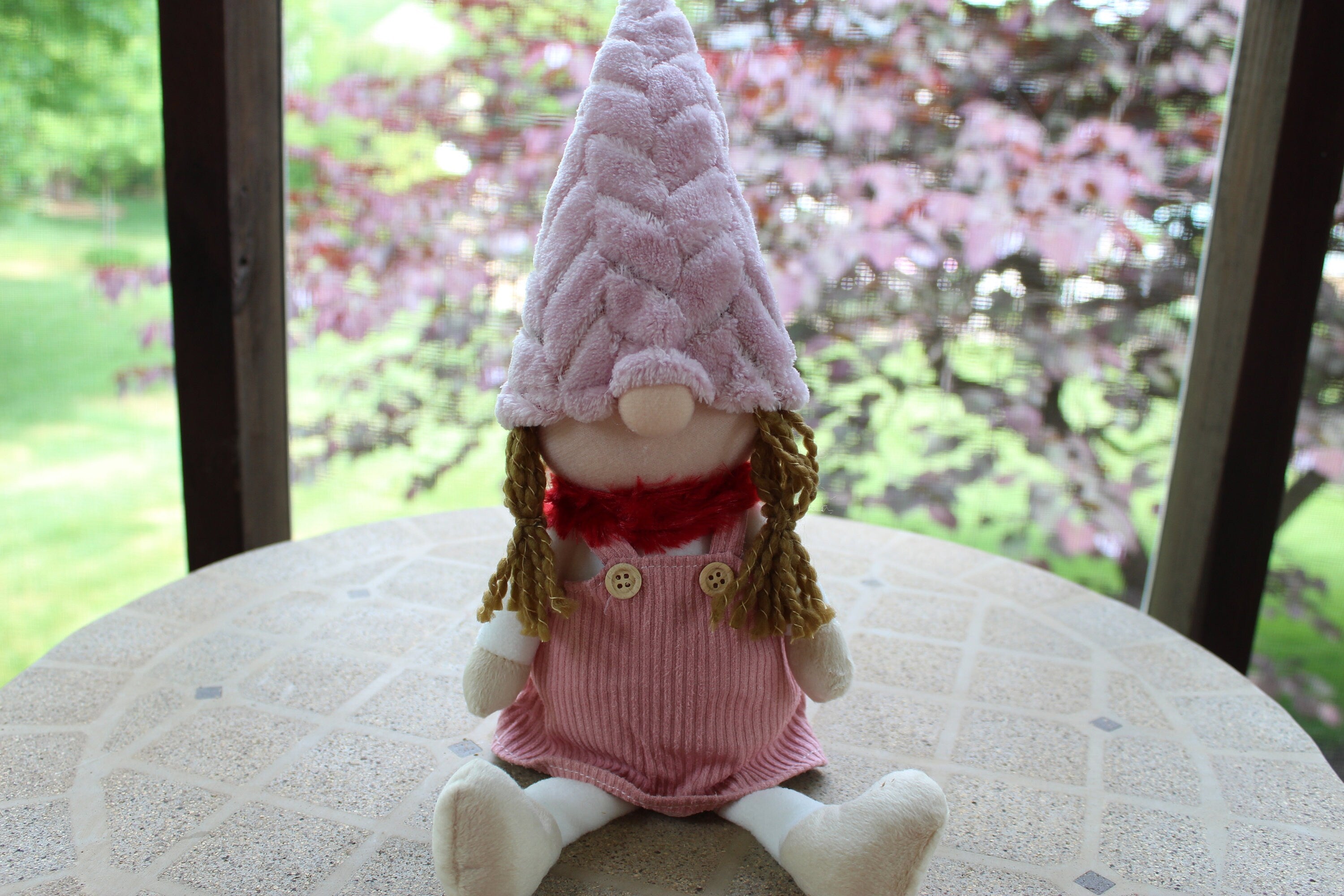 Carissa Pink Girl Gnome - Spring Day Gnomes