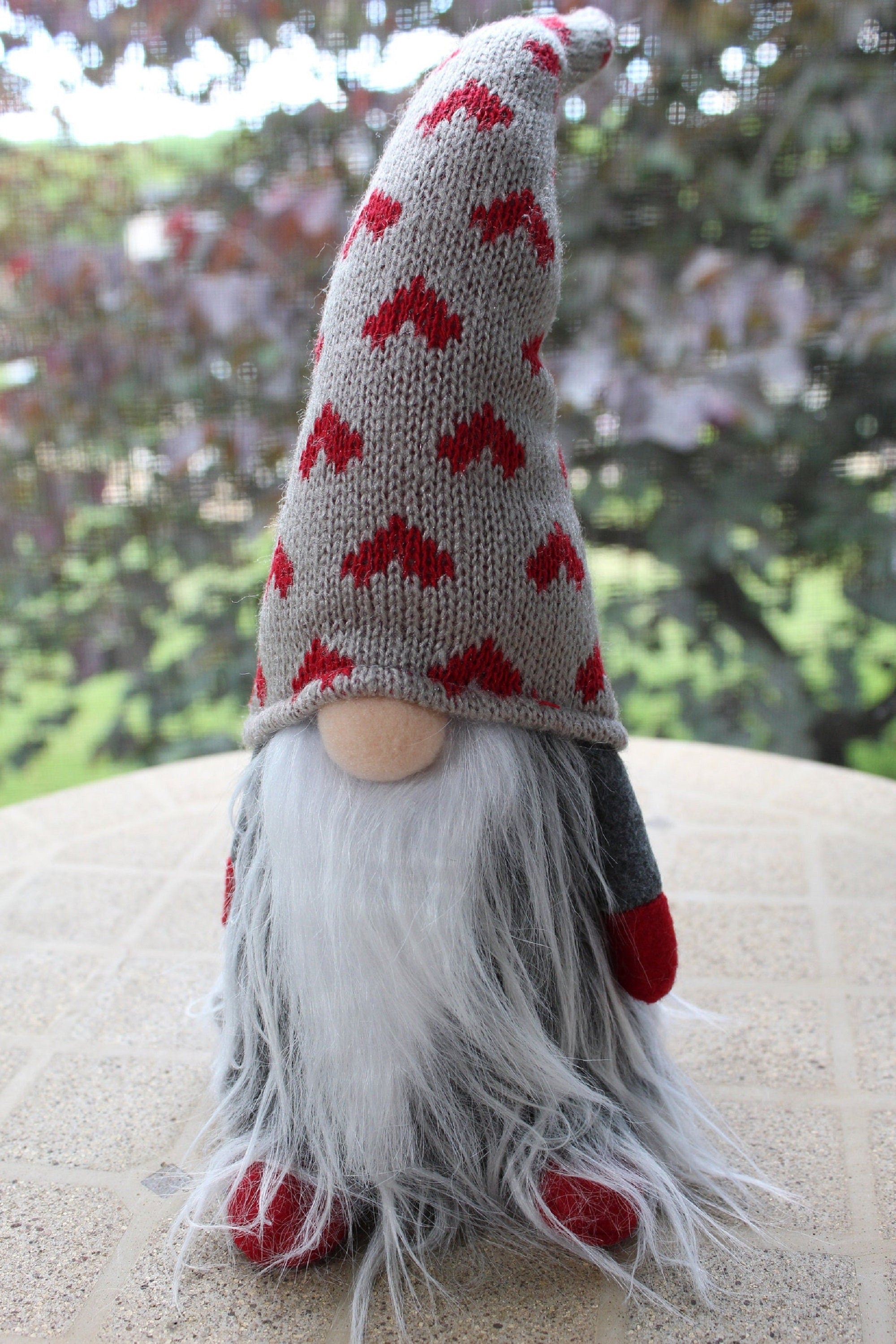 Valentine Heart Hat Plush Gnome