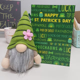 St. Patrick's Day Gnomes - Irish Gnome - St. Pattys Day Gnome - Green Gnom