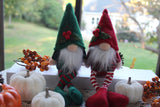 Pair of Christmas Gnomes -  Holiday decoration